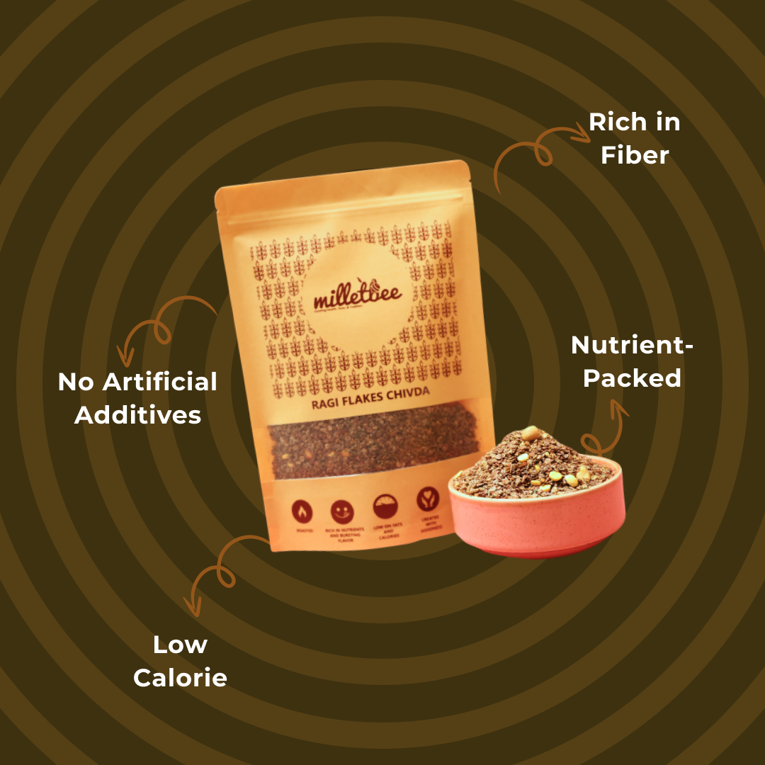 Ragi Flakes Chivda – Crunchy and Wholesome Snack